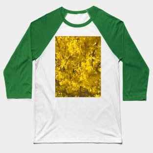 Forsythia Closeup Baseball T-Shirt